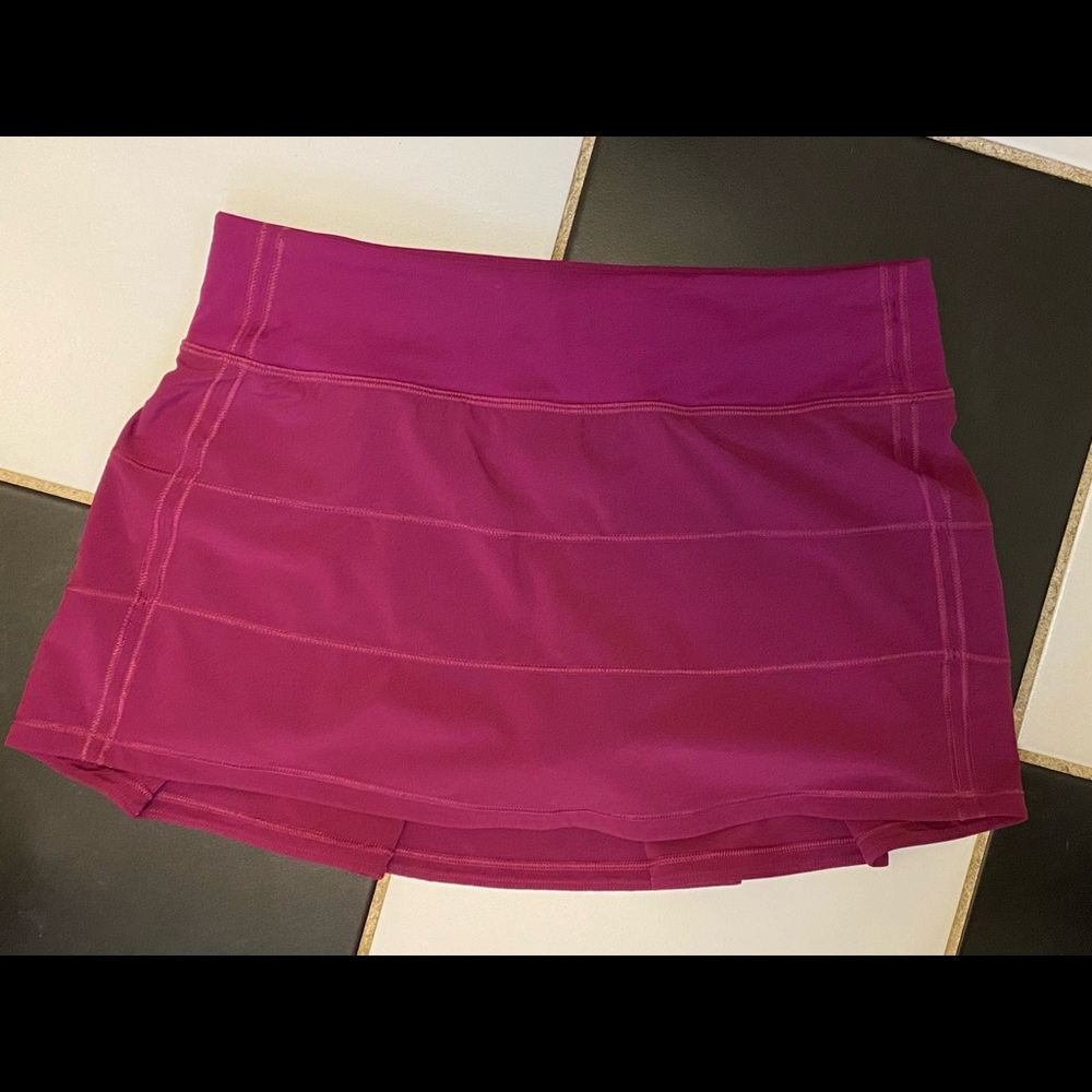 lululemon Pace Rival Skirt, violet verbena, sz 6